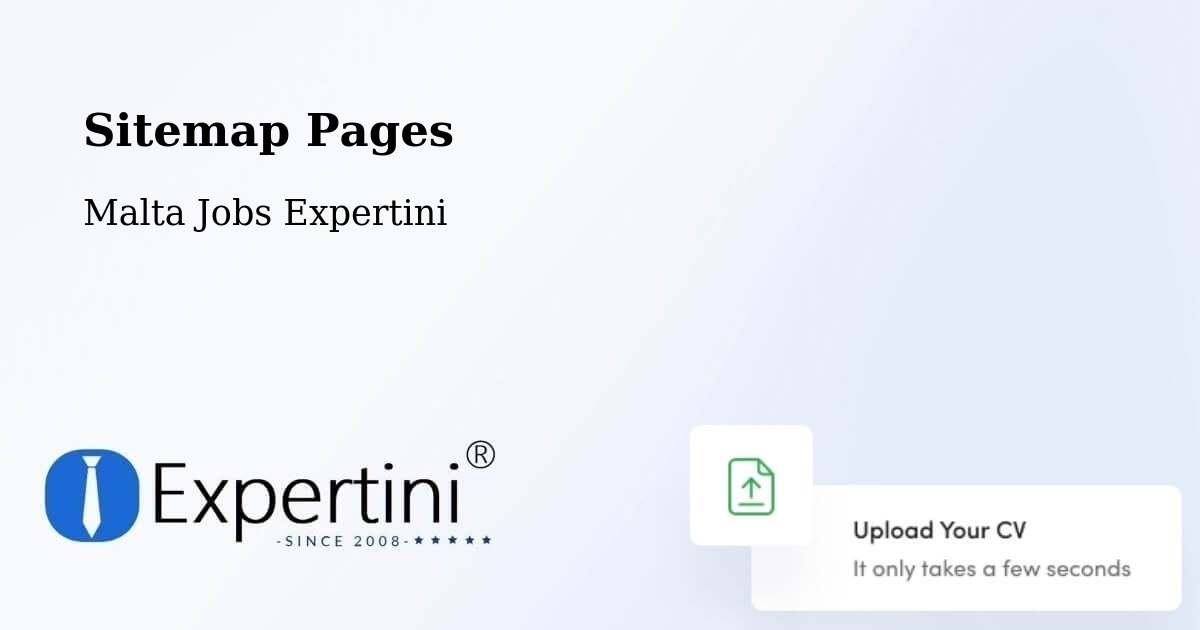 Sitemap Pages - Pietà - Malta Jobs Expertini